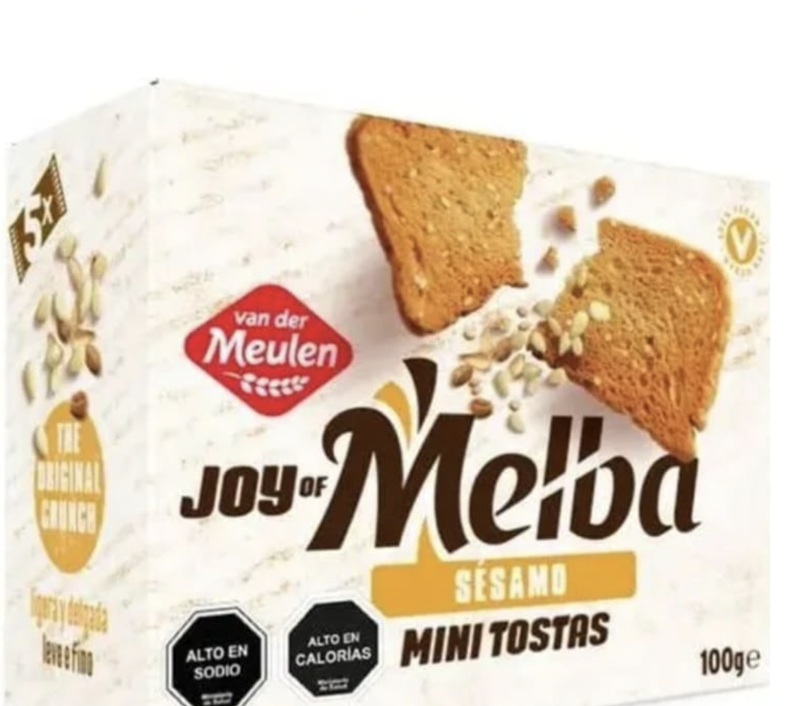 Mini Tostadas de Sésamo "Melba" 100 gramos
