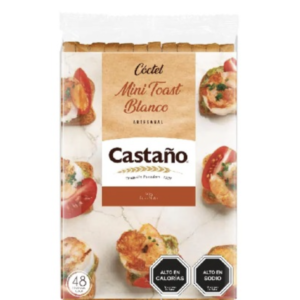 Mini Tostadas Blancas "Castaño" 48 unidades