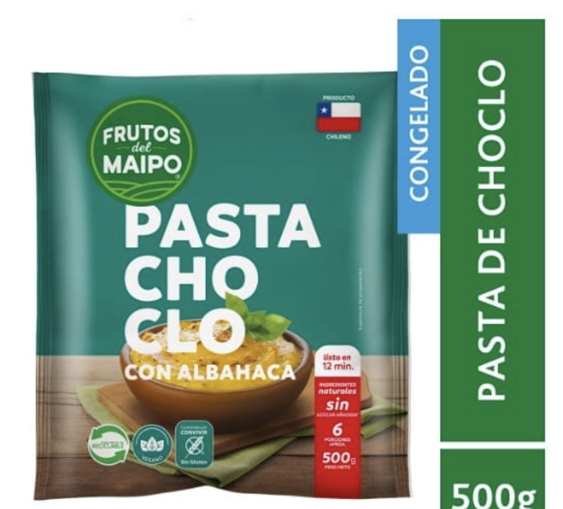 Pastelera de Choclo con Albahaca "Frutos del Maipo" 500 gramos