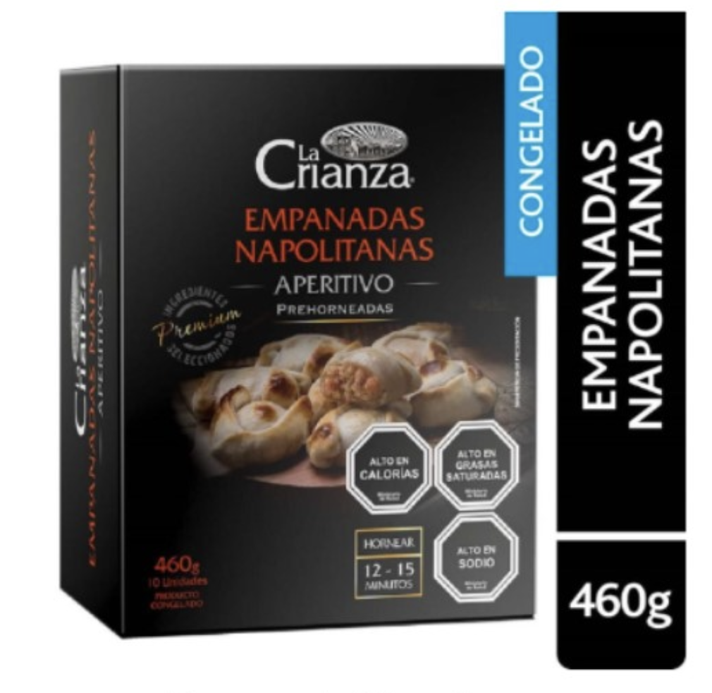 Empanadas Napolitanas "La Crianza" 10 unidades