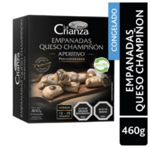 Empanadas Queso-Champiñón "La Crianza" 10 unidades