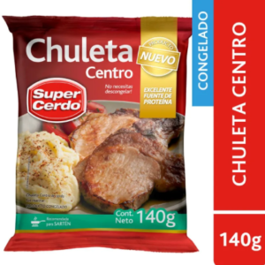 Chuleta de Centro "Súper Cerdo" 140 gramos