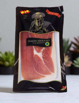 Jamón Serrano Español "Porxas" 500 gramos